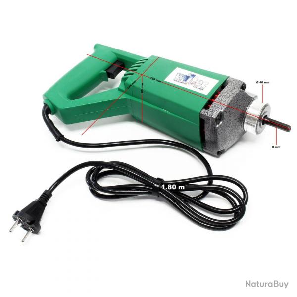 Vibreur bton 800 watts 5600 u/min aiguille vibrante diamtre 35 mm vibreur lectrique manuel 16_00