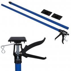 Étai de soutien support de plafond tige télescopique barre acier 115-290cm 30 kg bleu 16_0000509