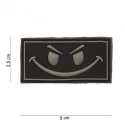 Patch 3D PVC Evil Smiley Noir (101 Inc)