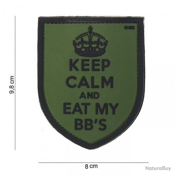 Patch 3D PVC Keep Calm OD (101 Inc)