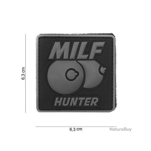 Patch 3D PVC Milf hunter Gris (101 Inc)