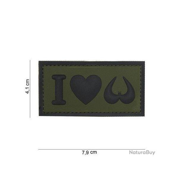 Patch 3D PVC I love Boobies OD (101 Inc)