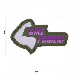 Patch 3D PVC Girl Power! Rose (101 Inc)