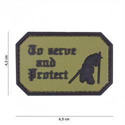 Patch 3D PVC To serve and protect OD (101 Inc)