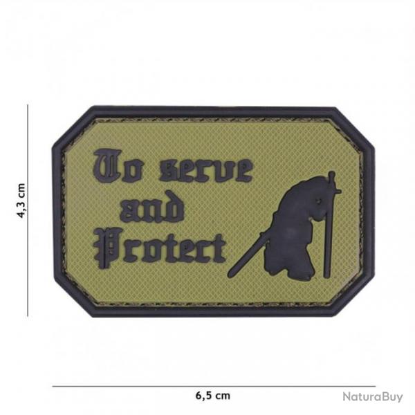 Patch 3D PVC To serve and protect OD (101 Inc)