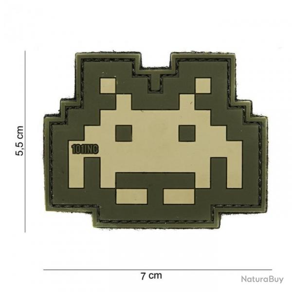 Patch 3D PVC Space invader Multicam (101 Inc)