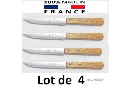 Couteau d'office forgé Sabatier lame 10 cm en bois d'olivier