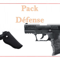 Pack Pist. ALARME WALTHER P22Q CAL. 9 MM PAK + holster