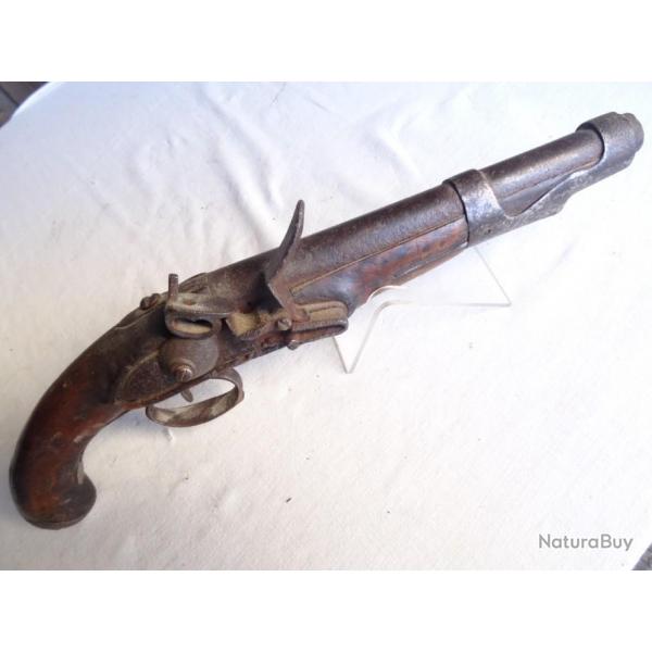 E34) lot pistolet rglementaire a silex  1763 / 1770