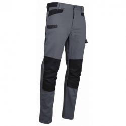Pantalon de travail bicolore avec poches genouillères LMA PONCE Gris / Noir 38