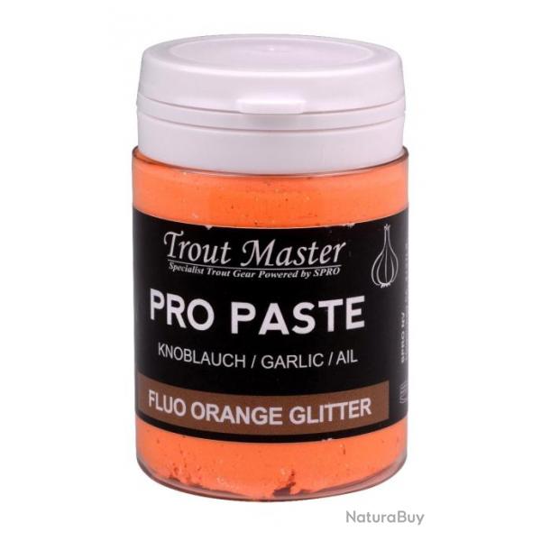 PATE A TRUITE TROUT MASTER 60GR FLOTTANTE NPC Orange fluo Ail/ Garlic