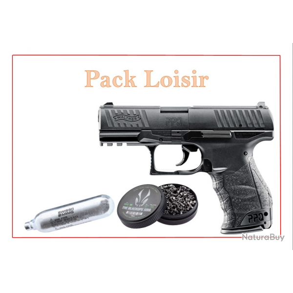Pack Pist. CO2 PPQ + 500 plombs + 5 capsules CO2