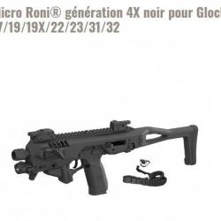 Micro Roni génération 4X Noir pour Glock 17/19/19X/22/23/31/32