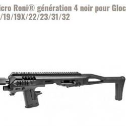 Micro Roni génération 4x Noir pour Glock 17/19/19X/22/23/31/32