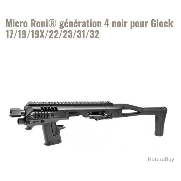 Micro Roni gnration 4x Noir pour Glock 17/19/19X/22/23/31/32