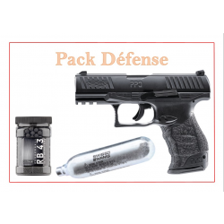 Pack Pistolet PPQ M2 T4E - WALTHER Bronzé + 5 capsules CO2 + 500 bille de caoutchouc