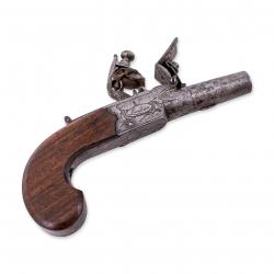 TRES BEAU PISTOLET à SILEX de TWIGG, LONDRES, CIRCA 1770