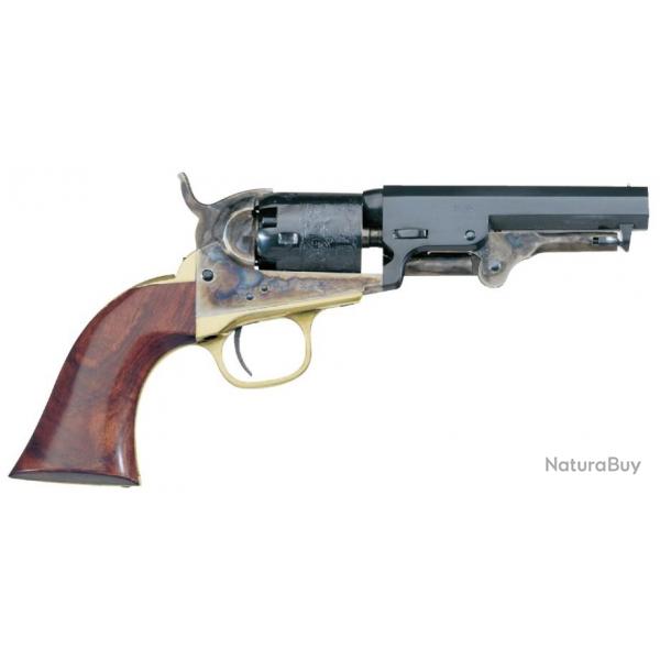 Revolver Uberti 1848-1849 POCKET Calibre 31 - Finition BLANC Gravure E01
