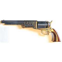 Revolver Uberti walker Calibre 44 - Canon de 9" - grave incruste or-bleu