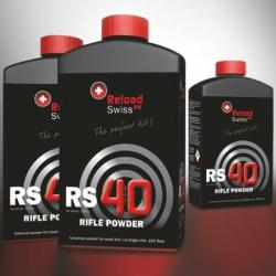 Poudre Reload Swiss RS40 - Bidon de 1kg