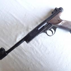 E41) pistolet air comprimé , Zip ,  italy , cal 4,5 , trés bon état  (  port gratuit )