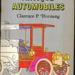 antique automobile de clarence p.hornung livre de coloriage automobiles ancêtres