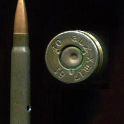 7.92 x 57 Mauser - Allemagne 1940 - rare erreur de marquage d'étui cuivré sur un étui acier laqué