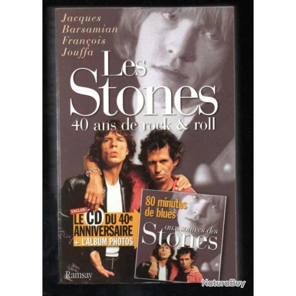 les stones 40 ans de rock & roll de jacques barsamian et franois jouffa sans cd