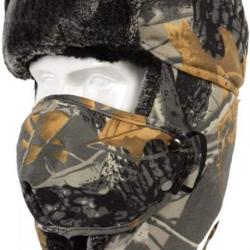 Chapka Camouflage Bonnet Chasse Chapeau de Trappeur Bombardier Chapeau de Cavalier Oreille Chaude