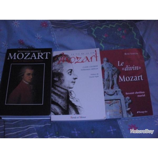 3 livres sur MOZART