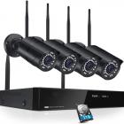 Kit vidéosurveillance wifi 2K POE 8CH NVR 4 caméras IP HD 1To IP66 - LIVRAISON RAPIDE