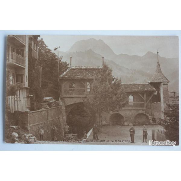 CPA Suisse Gruyres Porte du Belhuard et le Molson