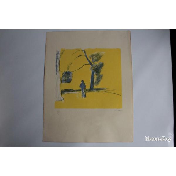 Lithographie originale Victor SURBEK