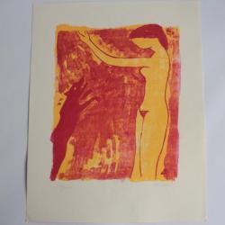 Lithographie originale Victor SURBEK