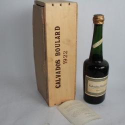 Calvados Boulard Yvetot millésime 1922 Bouteille numérotée