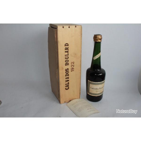 Calvados Boulard Yvetot millsime 1922 Bouteille numrote