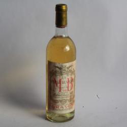 Vin blanc Graves La Perle Blanche 1978 Mähler Besse