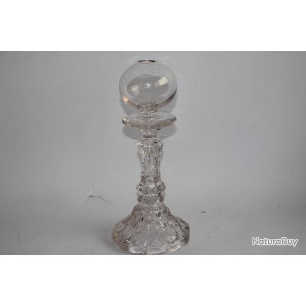 Lampe  huile verre XIXe sicle