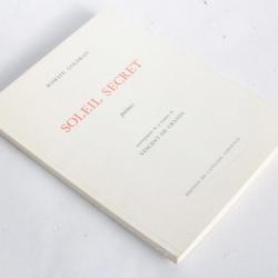 Livre Soleil Secret Poèmes Romain Goldron