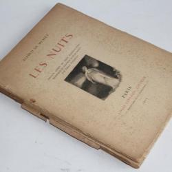 Livre Les nuits Alfred de Musset 1905 Gravures Émile Nourigat