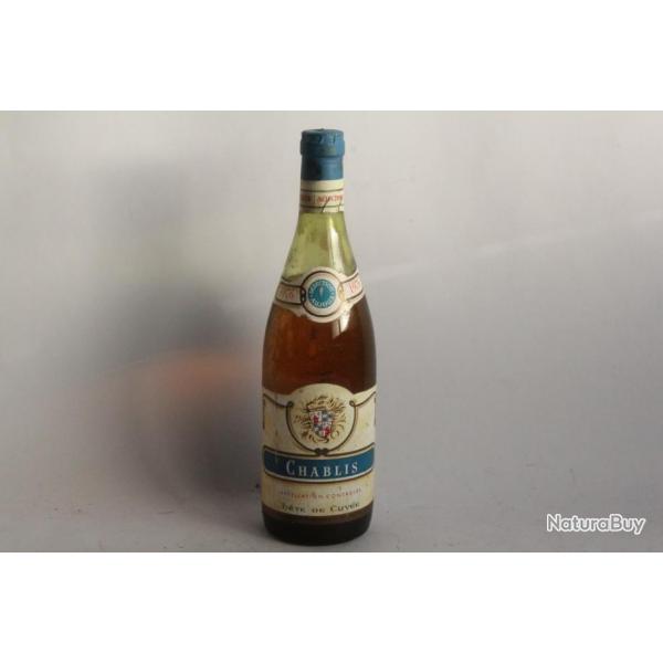 Vin blanc Chablis 1976 Selection Aujoux Tte de cuve