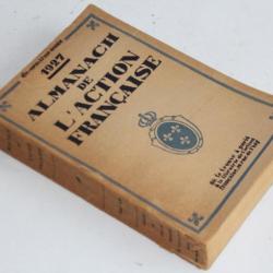 Livre Almanach de l'Action Française 1927
