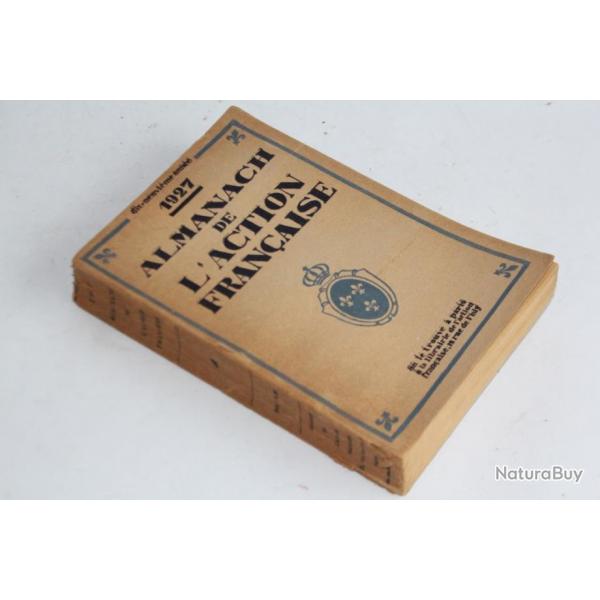 Livre Almanach de l'Action Franaise 1927