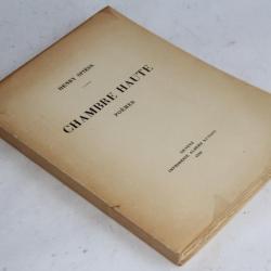 Livre Henry Spiess Chambre Haute Poèmes 1928