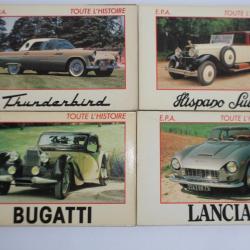 Livres Toute l'histoire Thunderbird Hispano Suiza Bugatti Lancia