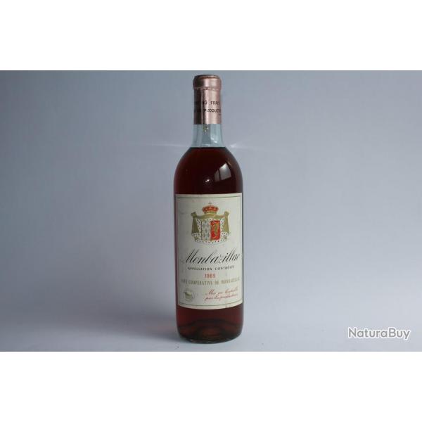 Vin liquoreux Monbazillac Cave cooprative de Monbazillac 1969