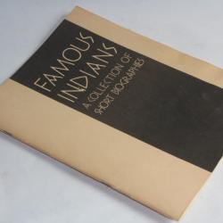 Livre Famous Indians a collection of short biographies 1975