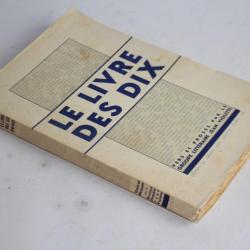 Le livre des Dix Vers et proses signé Jean Violette 1940