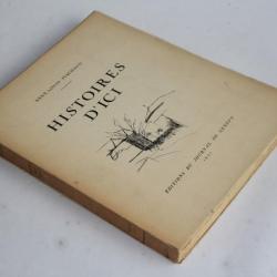 Livre Histoires d'ici René-Louis Piachaud 1937