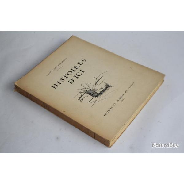Livre Histoires d'ici Ren-Louis Piachaud 1937